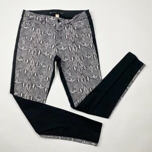 Michael Kors Black and Gray Skinny Jeans